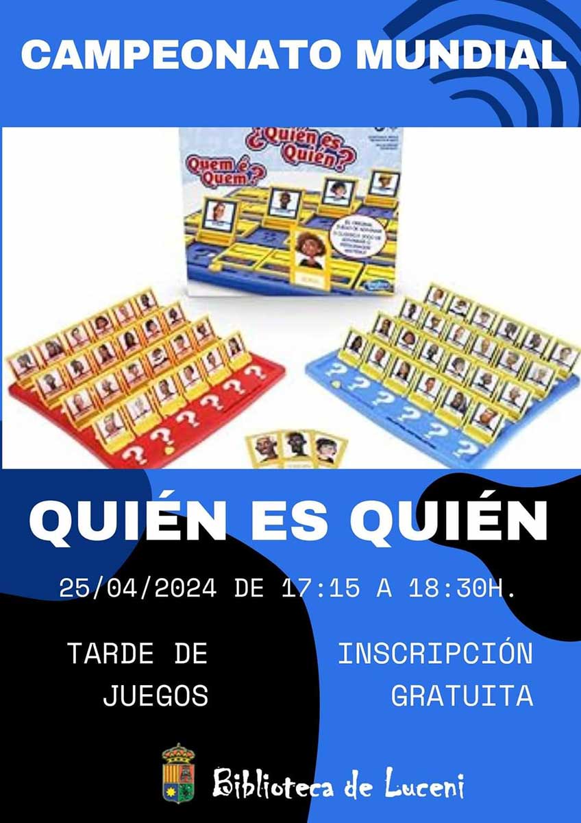 TARDE DE JUEGOS QUIEN ES QUIEN