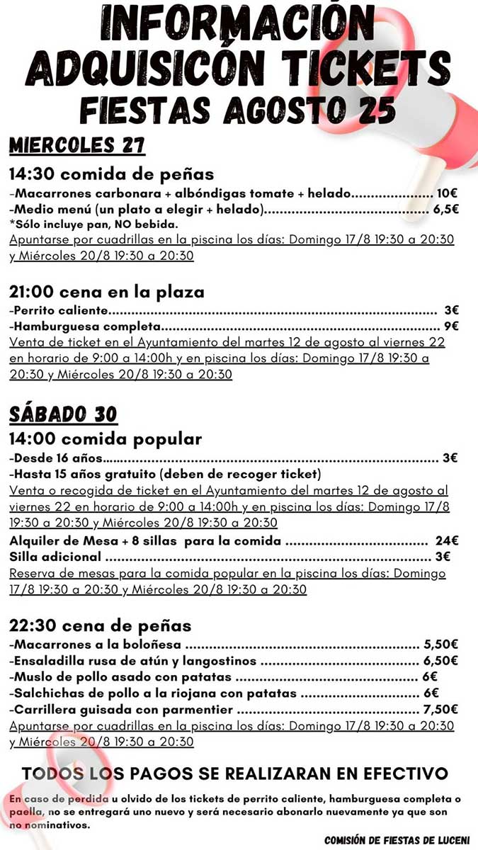 carteles venta de tickets