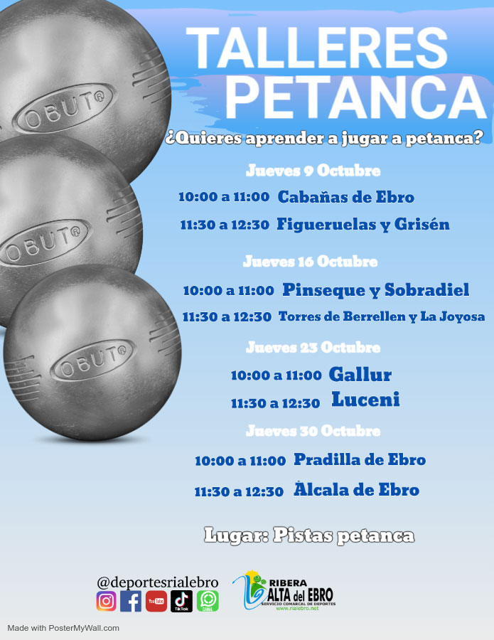 Taller de petanca