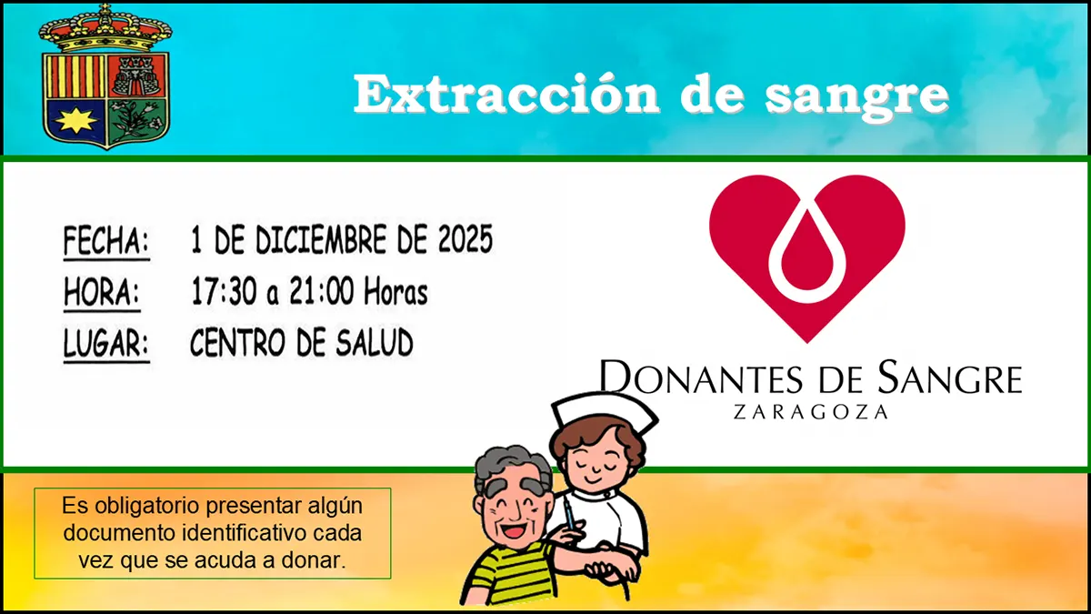 Donación de sangre 1 de diciembre