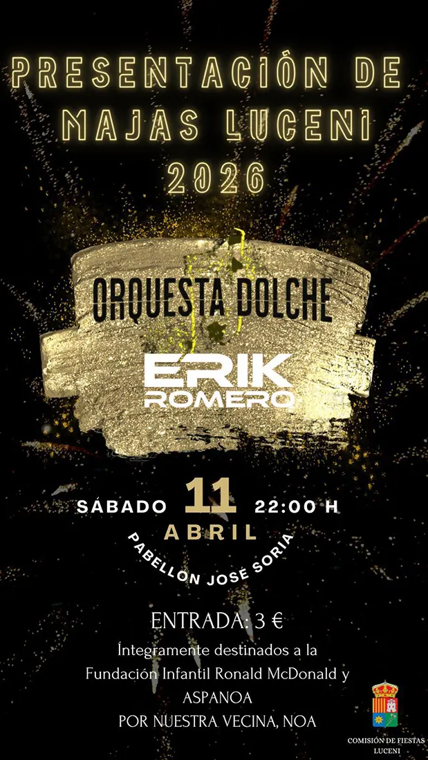 Presentación Majas de Fiestas 2026