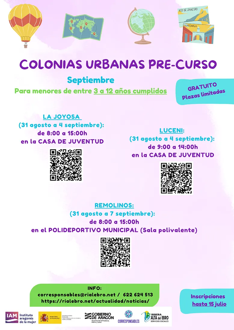 Colonias Urbanas Pre-Curso 2026